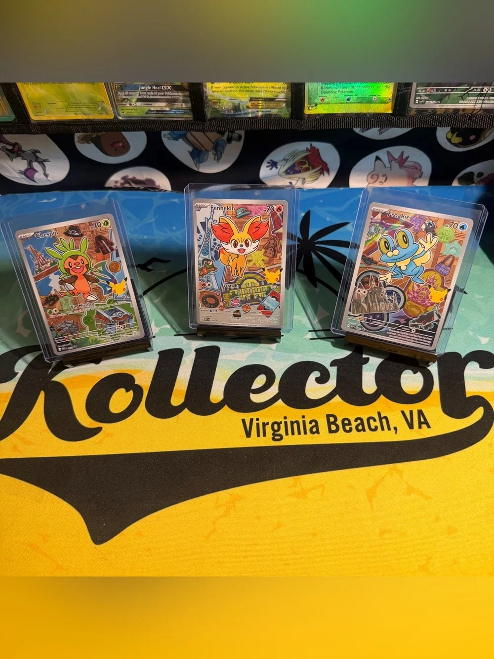 Pokémon First Partner Series 3 Gen 6 Kalos Starter Trio Chespin Fennekin Froakie